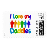 I Love my Daddies postage