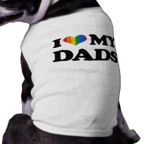 I love my dads dog t shirt