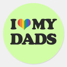 I love my dads stickers
