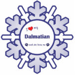 I Love My Dalmatian (Female Dog) Acrylic Cut Out
