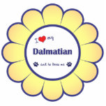 I Love My Dalmatian (Male Dog) Photo Cutout