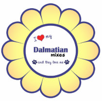 I Love My Dalmatian Mixes (Multiple Dogs) Ornament photo sculptures by muttybuddy I Love My Dalmatian Mixes (Multiple Dogs) Ornament photo sculptures