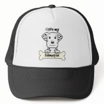 I Love My Dalmation hats by dogcartoons I Love My Dalmation hats
