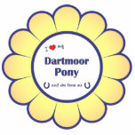 I Love My Dartmoor Pony (Female Pony) Acrylic Cut Outs