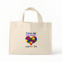 I love my daughter with Autism Bag by autismclub I love my daughter with Autism Bag