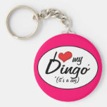 I Love My Dingo (It's a Dog) Key Chain