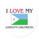 I Love My Djibouti Girlfriend stickers by flagshirt I Love My Djibouti Girlfriend stickers