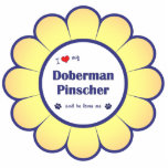 I Love My Doberman Pinscher (Male Dog) Acrylic Cut Out