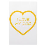 I Love My Dog stationery