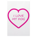 I Love My Dog stationery