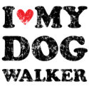 I Love My Dog Walker Dog shirt