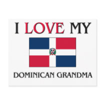 I Love My Dominican Grandma postcards by flagshirt I Love My Dominican Grandma postcards