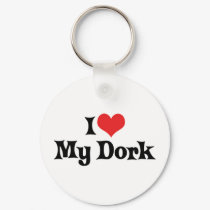 I Love My Dork Keychain by MyLoveStore I Love My Dork Keychain