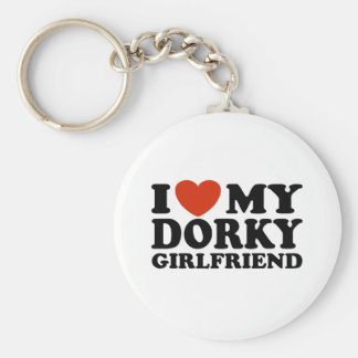 i love my girlfriend keyring