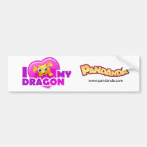 I love my Dragon Bumper Sticker bumper stickers
