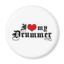 I Love My Drummer magnets by magarmor I Love My Drummer magnets
