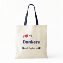 I Love My Dunkers (Multiple Dogs) bags by thatsalottadogs I Love My Dunkers (Multiple Dogs) bags