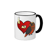 I Love my Dusky Lory Mug