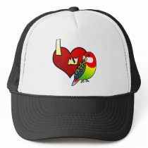 I Love my Eastern Rosella hats