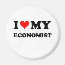 I Love My Economist Fridge Magnets