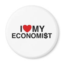 I Love My Economist Magnet