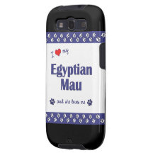 I Love My Egyptian Mau (Female Cat) Samsung Galaxy S3 Cover