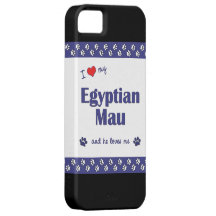 I Love My Egyptian Mau (Male Cat) iPhone 5 Case
