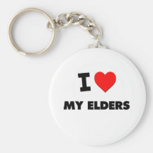 I love My Elders Key Chains