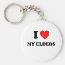 I love My Elders Key Chains