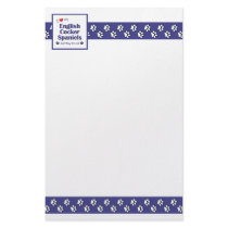 I Love My English Cocker Spaniels (Multiple Dogs) Customized Stationery