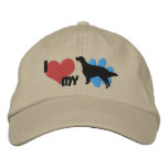I Love my English Setter Embroidered Hat embroidered hats