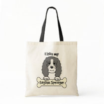 I Love My English Springer bags by dogcartoons I Love My English Springer bags