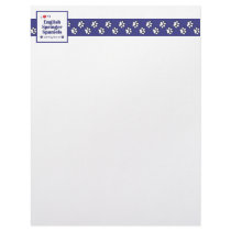I Love My English Springer Spaniels (Multi Dogs) Custom Letterhead
