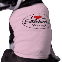 I Love My Entlebucher (It's a Dog) Dog Tee Shirt