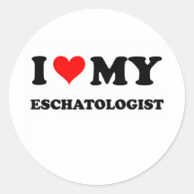I Love My Eschatologist Stickers
