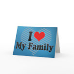 I Love My Family cards
