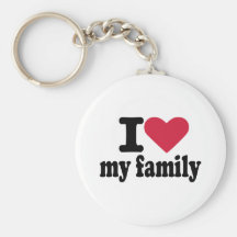 I love my family keychains