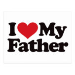 I Love My Father Postcard