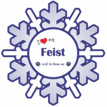 I Love My Feist (Male Dog) Photo Sculptures