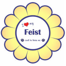 I Love My Feist (Male Dog) Photo Sculptures