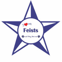 I Love My Feists (Multiple Dogs) Acrylic Cut Outs