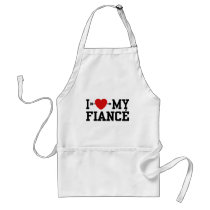 I Love My Fiance aprons by magarmor I Love My Fiance aprons