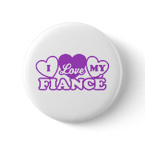 I Love My Fiance buttons