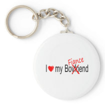 I Love My Fiance Key Chain