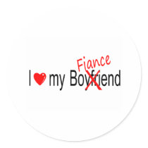 I Love My Fiance stickers by CelebrationZazzle I Love My Fiance stickers