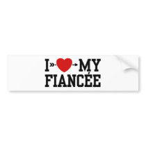 I Love My Fiancee bumper stickers by magarmor I Love My Fiancee bumper stickers