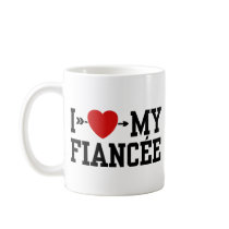 I Love My Fiancee mugs