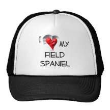I Love My Field Spaniel Trucker Hat