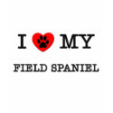 I LOVE MY FIELD SPANIEL t-shirts by ilovemyshirt I LOVE MY FIELD SPANIEL t-shirts