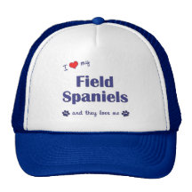 I Love My Field Spaniels (Multiple Dogs) Hat